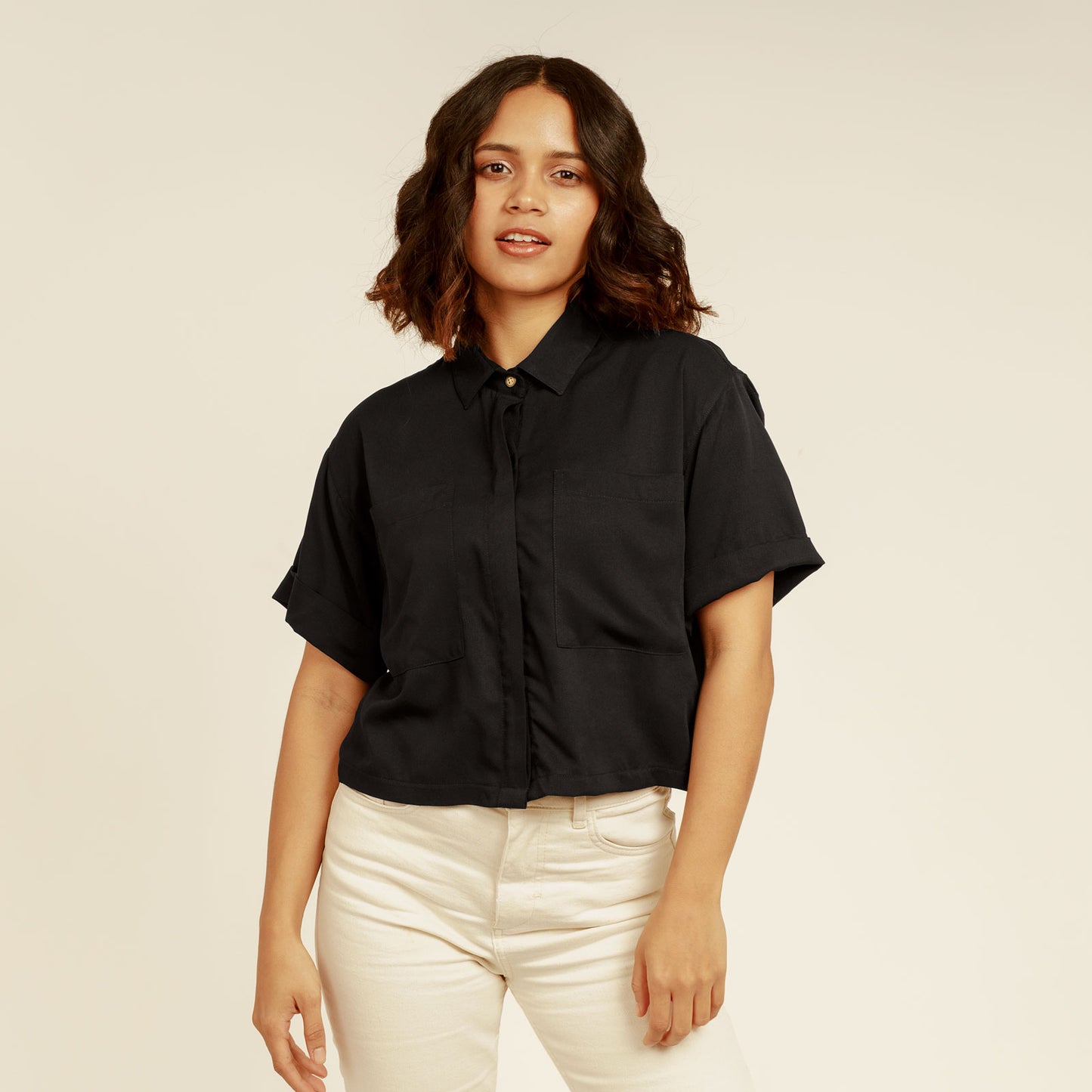 Camisa Mujer Negro W50