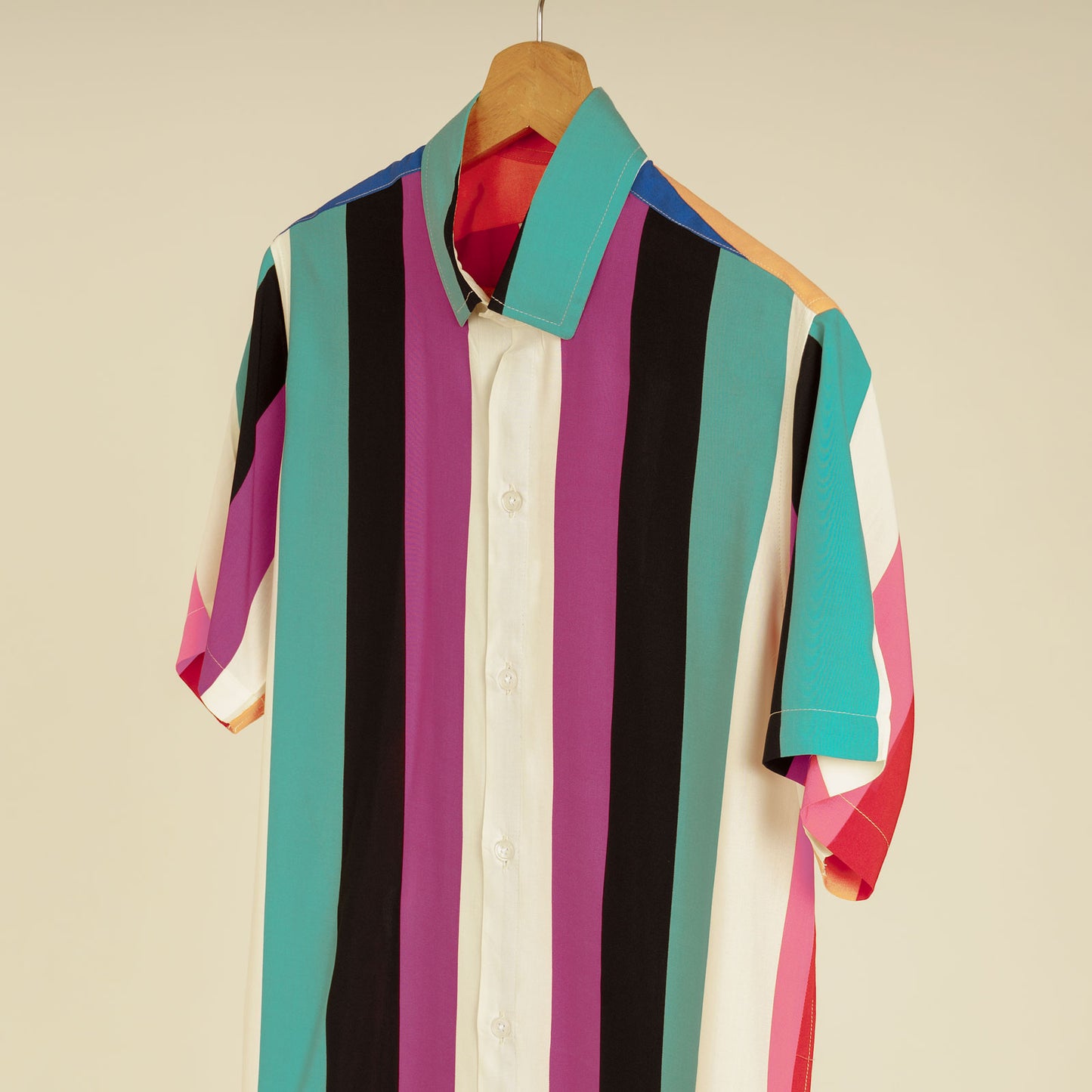 Camisa Rayada Multicolor M33