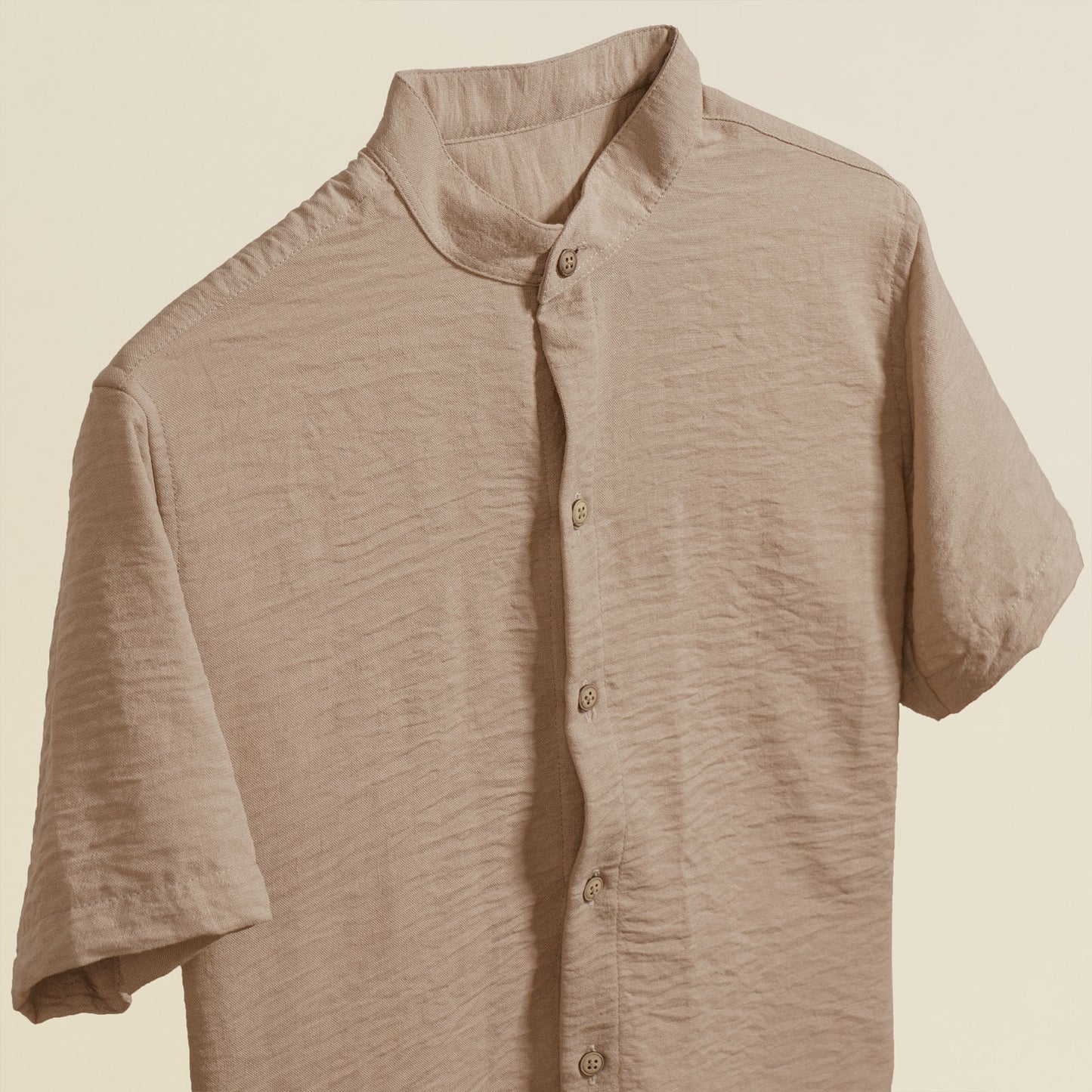 Camisa Mao Beige B22