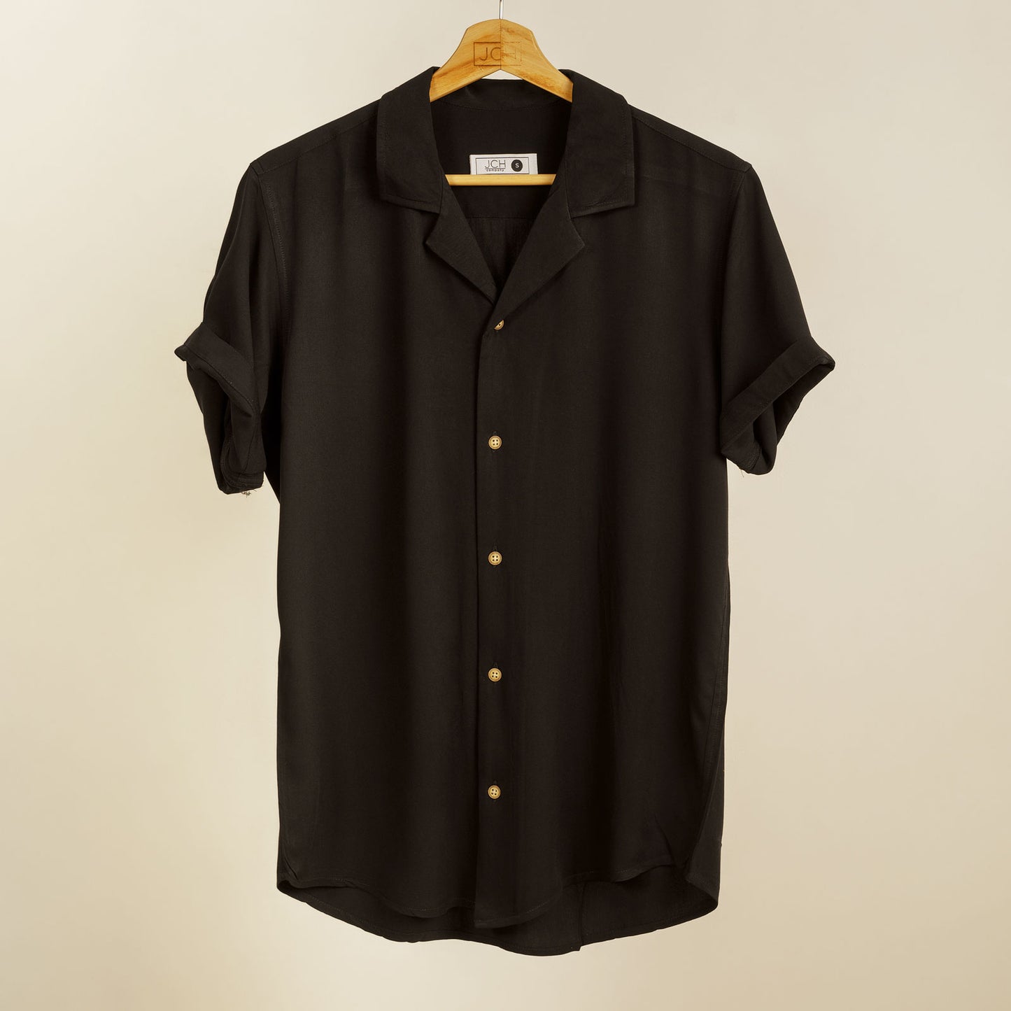 Camisa Bowling Negra B08