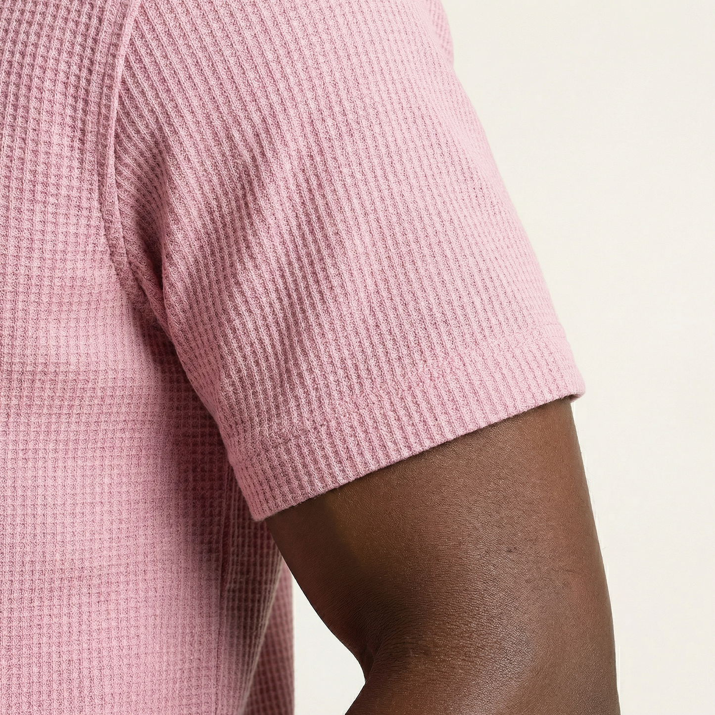 Camisa Texturizada Bowling Rosa C224