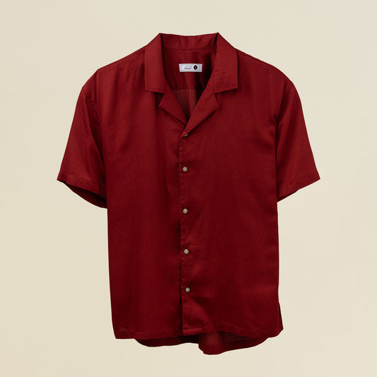 Camisa Bowling Vinotinto T88