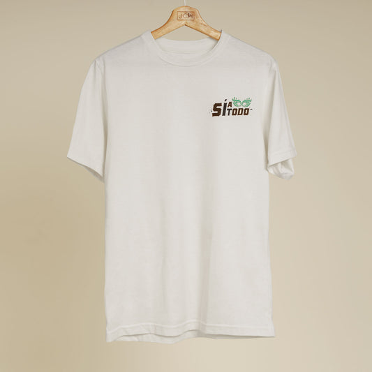 Camiseta Unisex Carnaval Off White PET004