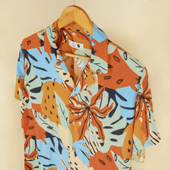 Camisa Bowling Estampada Multicolor P49
