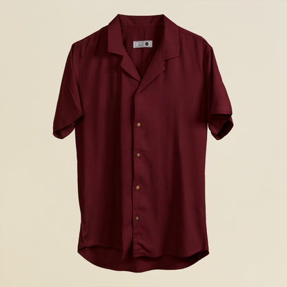 Camisa Bowling Vinotinto V05