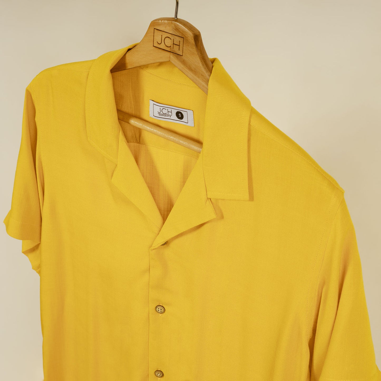 Camisa Bowling Amarilla M03