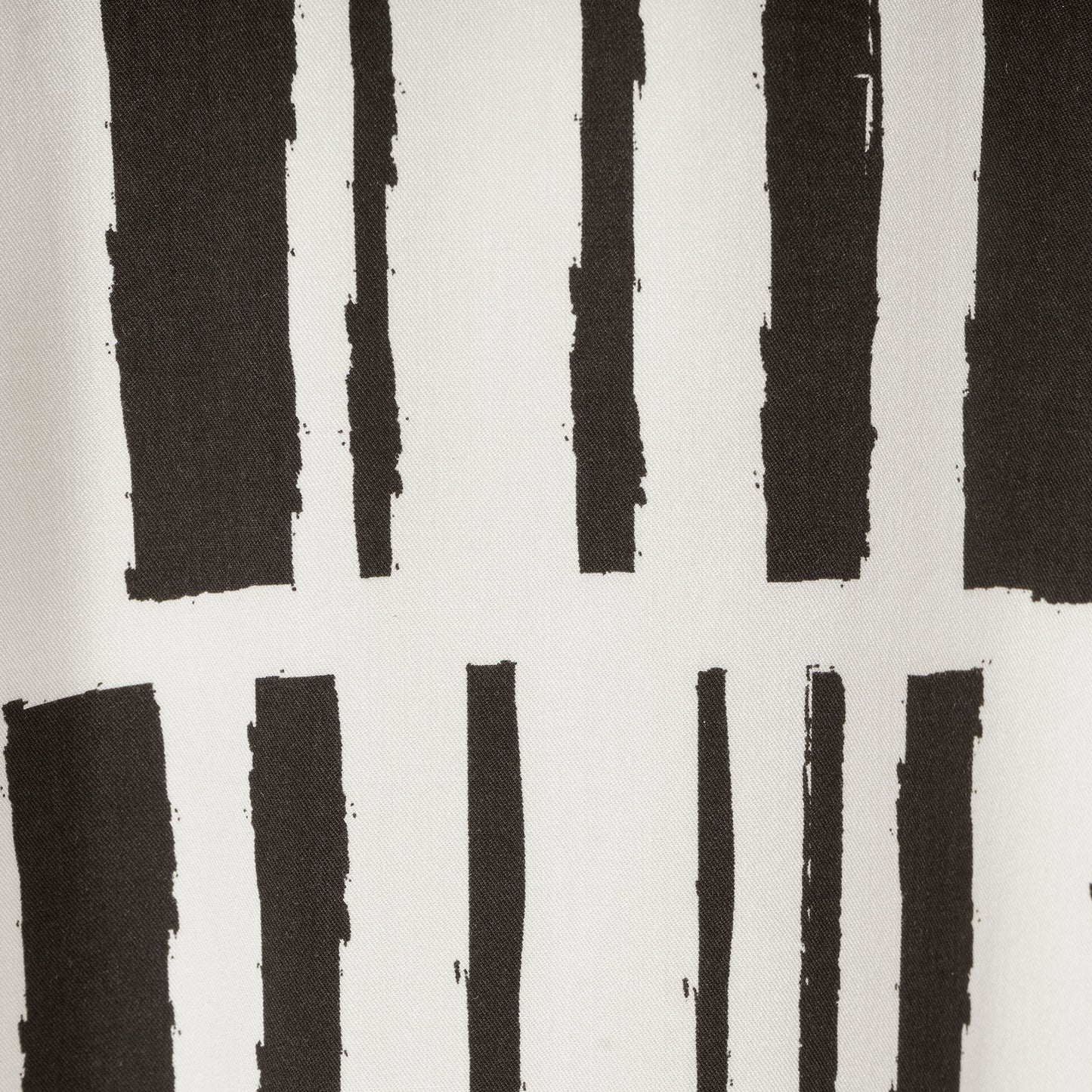 Camisa Bowling Estampada Figuras Blanco/Negro P57