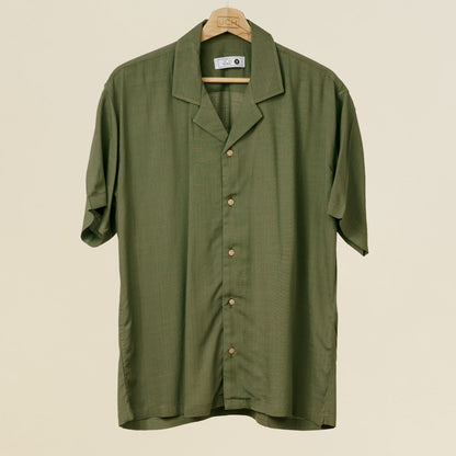 Camisa Boxy Fit Bowling Verde G89