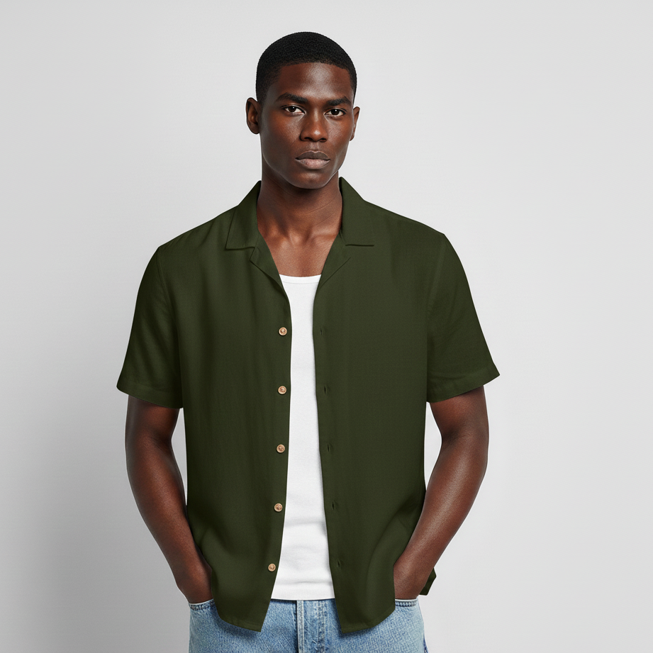 Camisa Bowling Verde G03