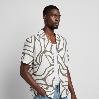 Camisa Bowling Estampada C204