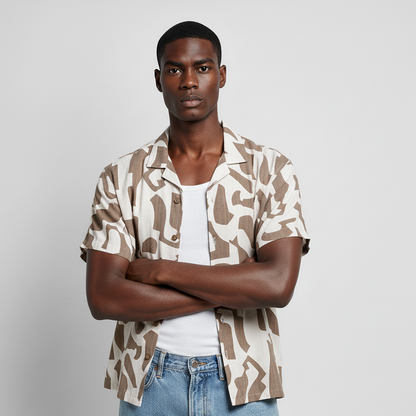 Camisa Bowling Estampada C207