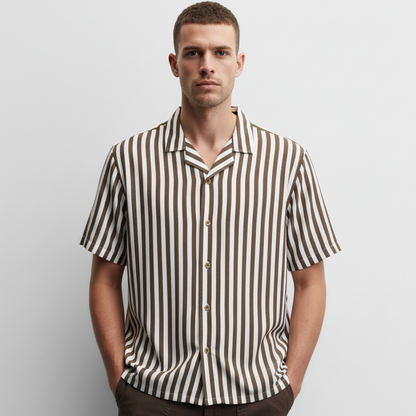 Camisa Bowling Rayada C218