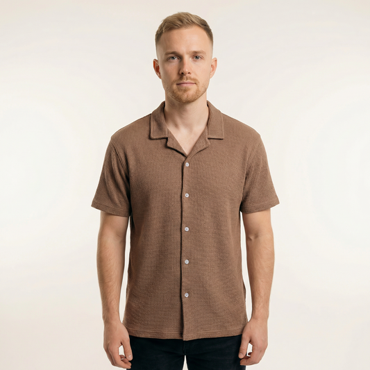 Camisa Texturizada Bowling Cafe C226
