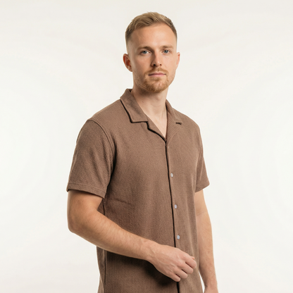 Camisa Texturizada Bowling Cafe C226