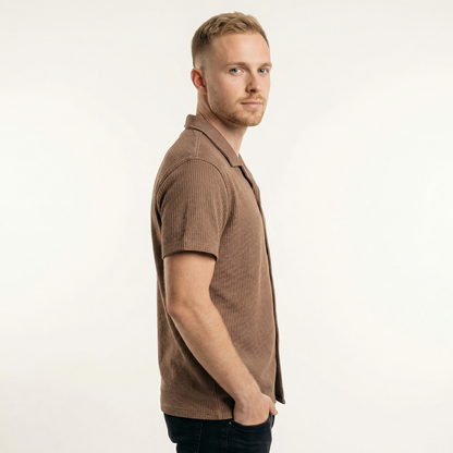 Camisa Texturizada Bowling Cafe C226