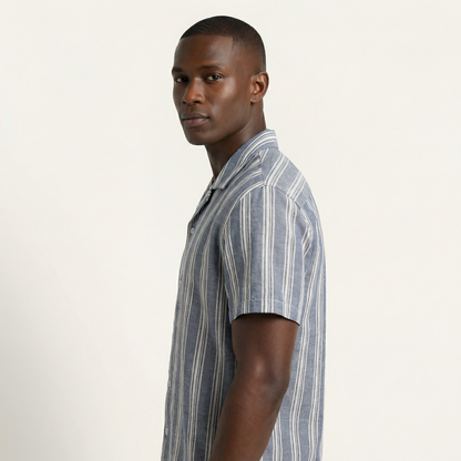 Camisa Bowling Rayada C219