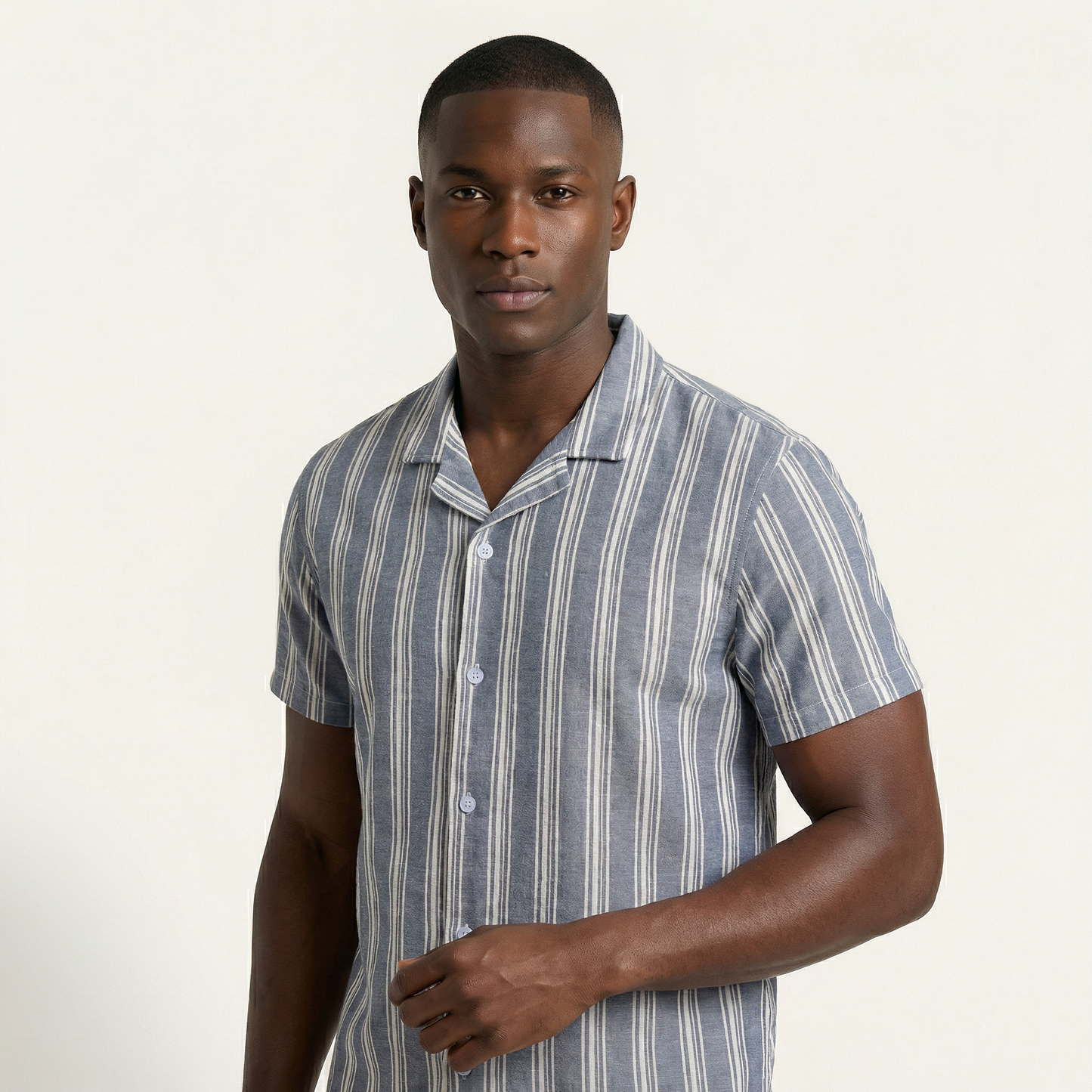 Camisa Bowling Rayada C219