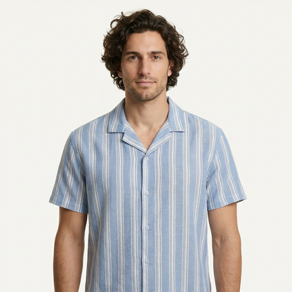 Camisa Bowling Rayada C221