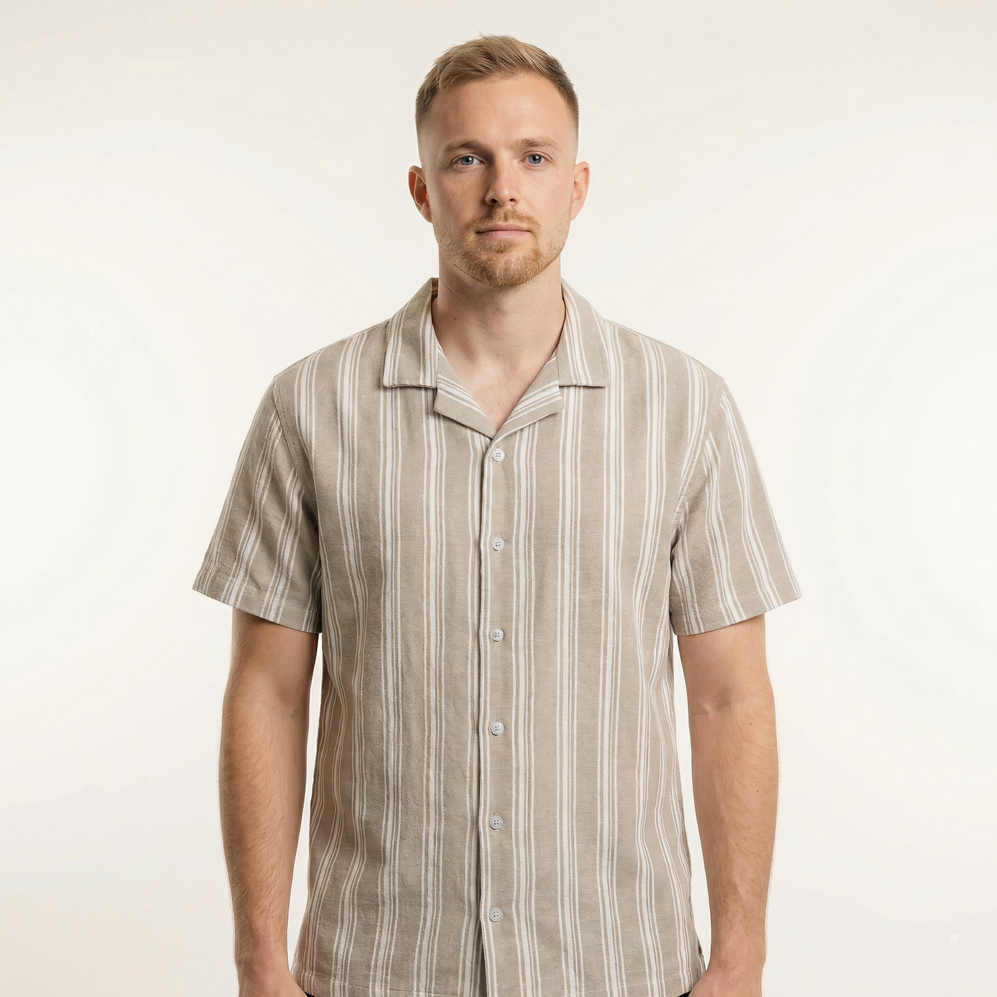 Camisa Bowling Rayada C220