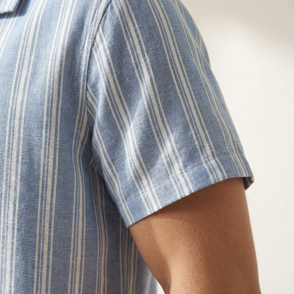 Camisa Bowling Rayada C221