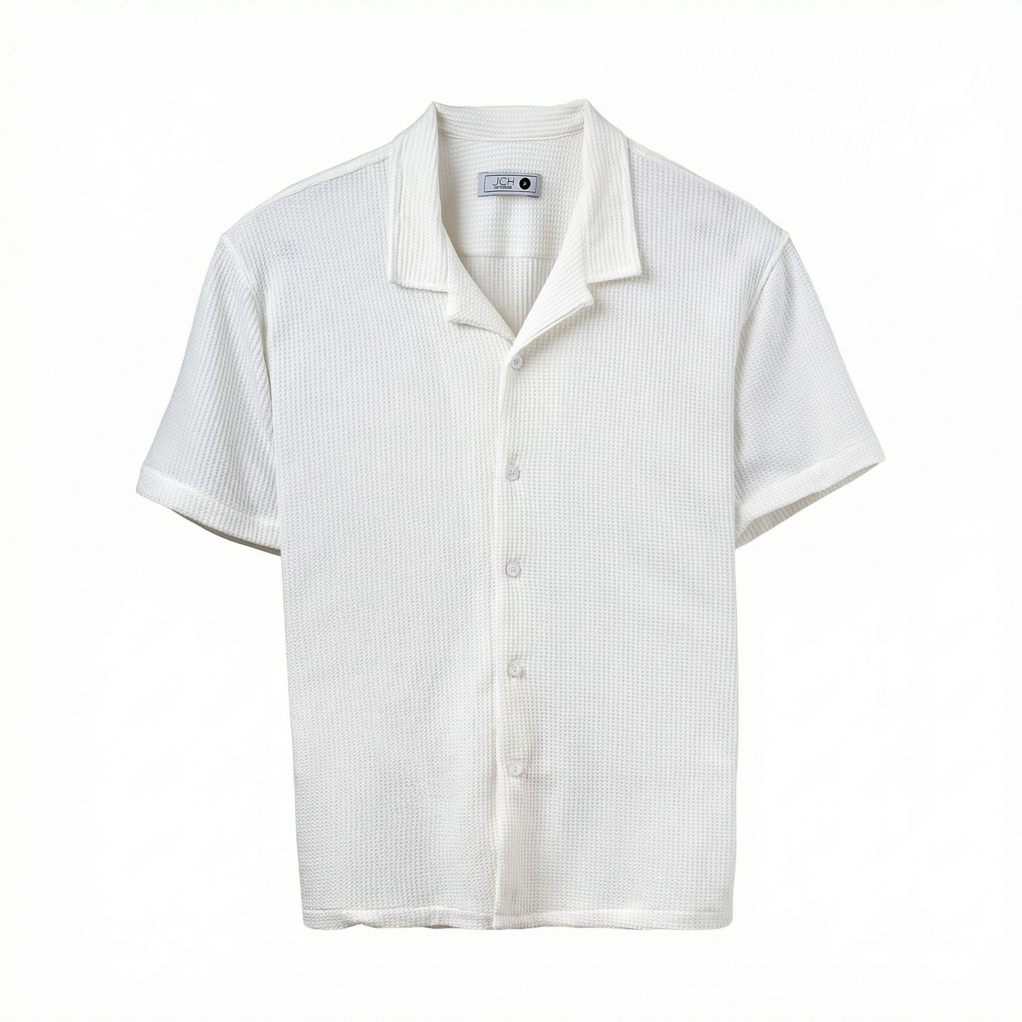 Camisa Texturizada Bowling Blanca C227