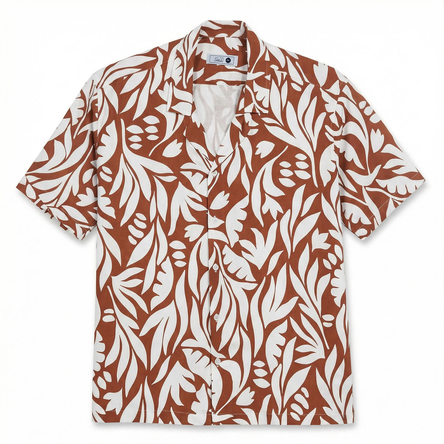 Camisa Bowling Estampada Rojo C301