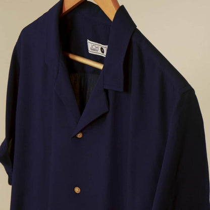 Camisa Bowling Azul Oscuro A09