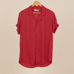 Camisa Bowling Roja V02