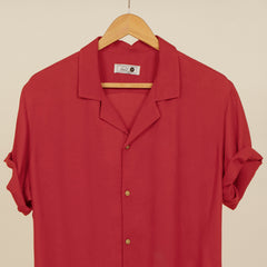 Camisa Bowling Roja V02