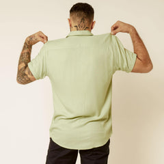 Camisa Bowling Verde Menta G11